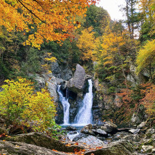 Bash Bish Falls in Mount Washington, Massachusetts