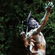 Hail to the Sunrise statue in Charlemont, Massachusetts