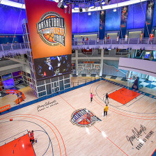 Naismith Memorial Basketball Hall of Fame in Springfield, Massachusetts