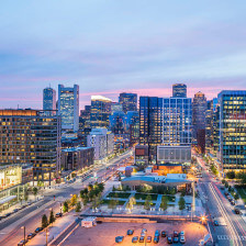 Seaport District in Boston, Massachusetts